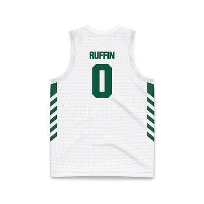 Cleveland State - NCAA Women's Basketball : Queen Ruffin - White Basketball Jersey-1