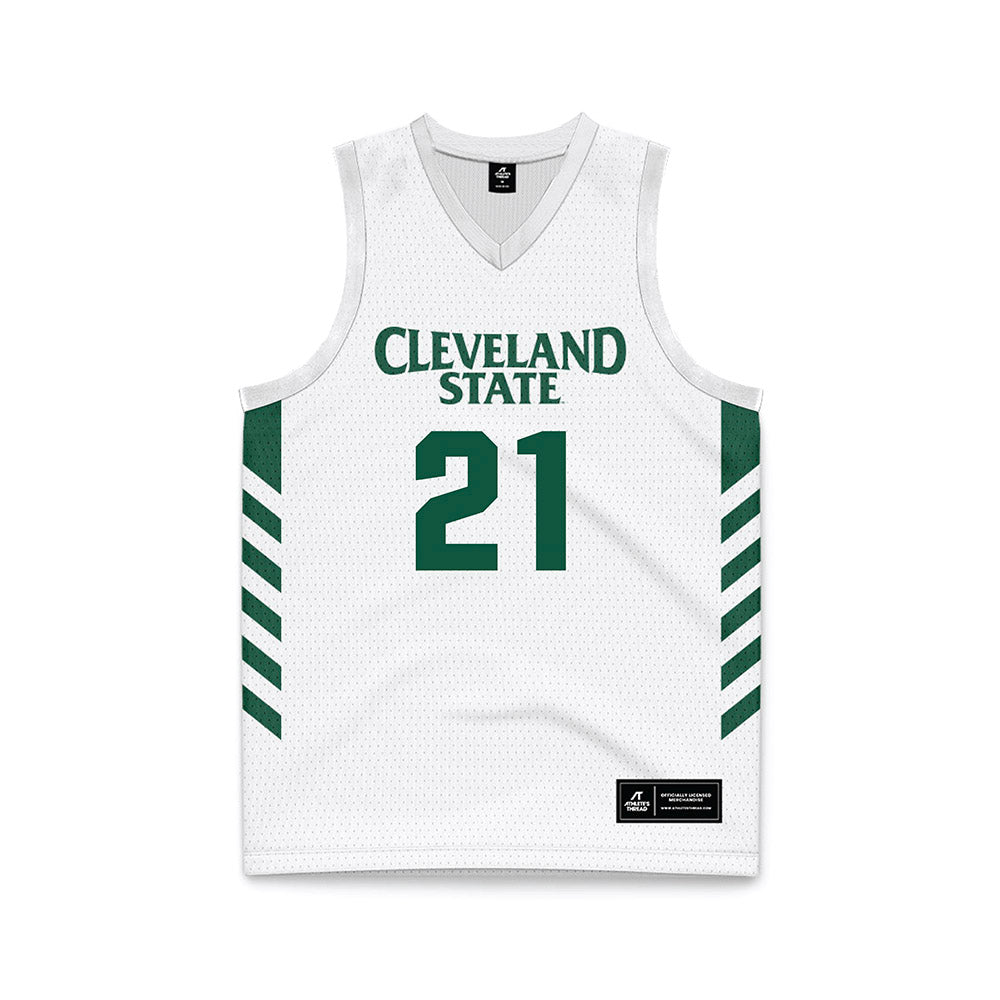Cleveland State - NCAA Women's Basketball : Madison Royal-Davis - White Basketball Jersey-0
