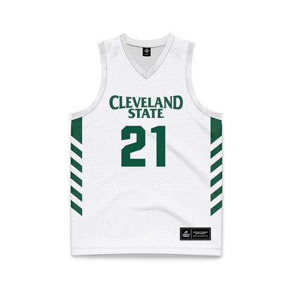 Cleveland State - NCAA Women's Basketball : Madison Royal-Davis - White Basketball Jersey-0