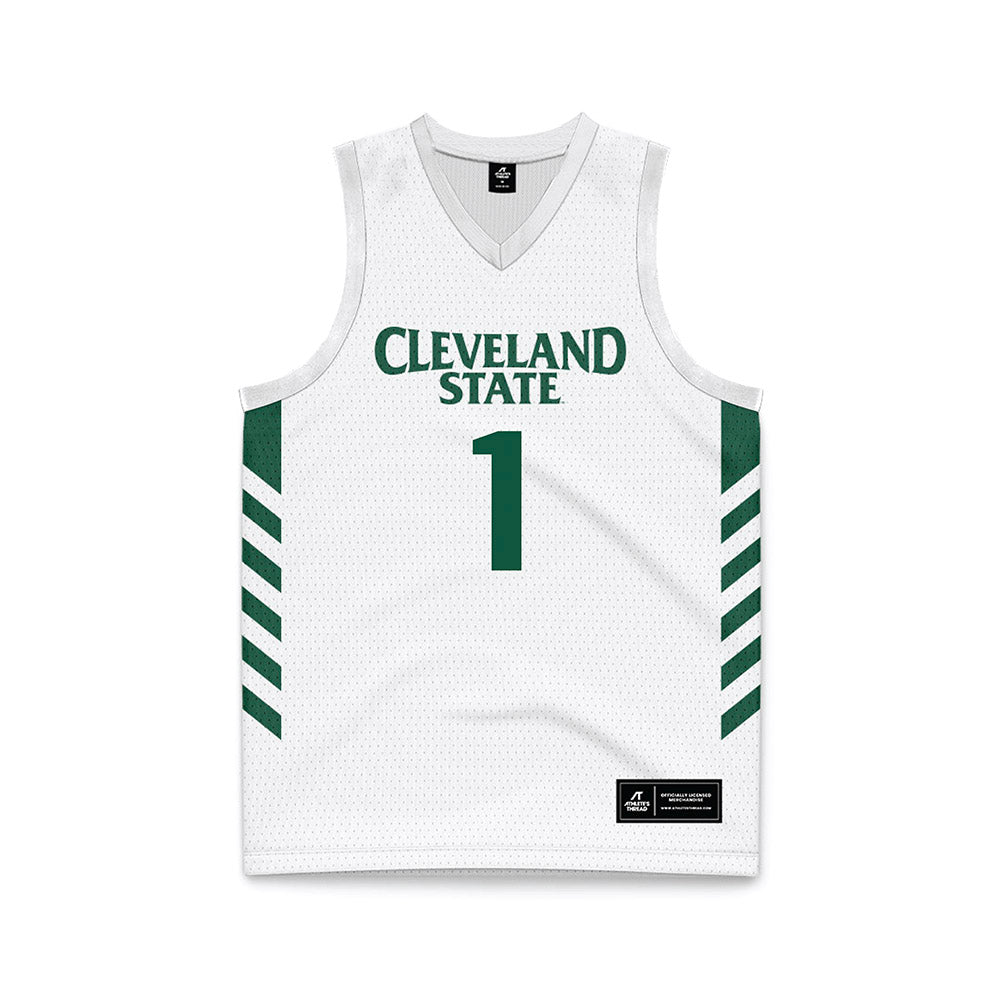 Cleveland State - NCAA Women's Basketball : Colby Guinta - White Basketball Jersey-0