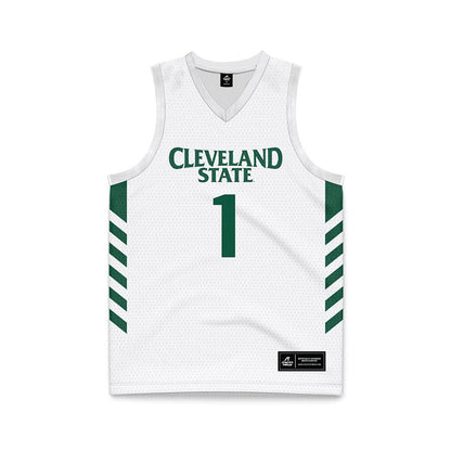 Cleveland State - NCAA Women's Basketball : Colby Guinta - White Basketball Jersey-0