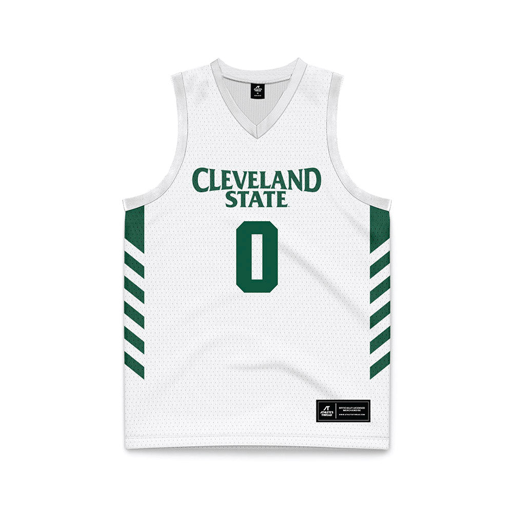 Cleveland State - NCAA Women's Basketball : Queen Ruffin - White Basketball Jersey-0