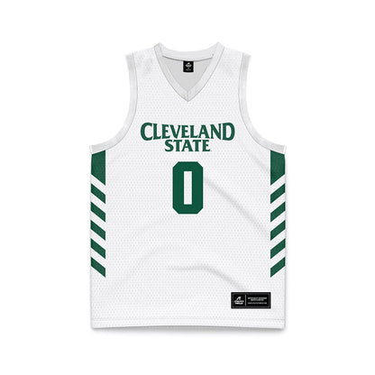 Cleveland State - NCAA Women's Basketball : Queen Ruffin - White Basketball Jersey-0