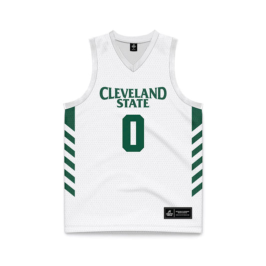 Cleveland State - NCAA Women's Basketball : Queen Ruffin - White Basketball Jersey-0