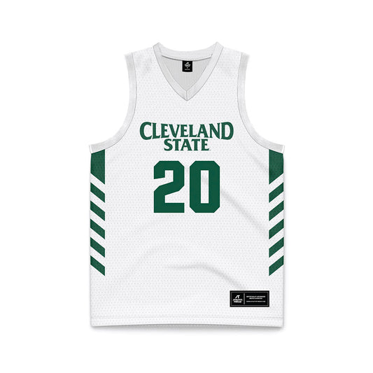 Cleveland State - NCAA Women's Basketball : Laurel Rockwood - White Basketball Jersey-0