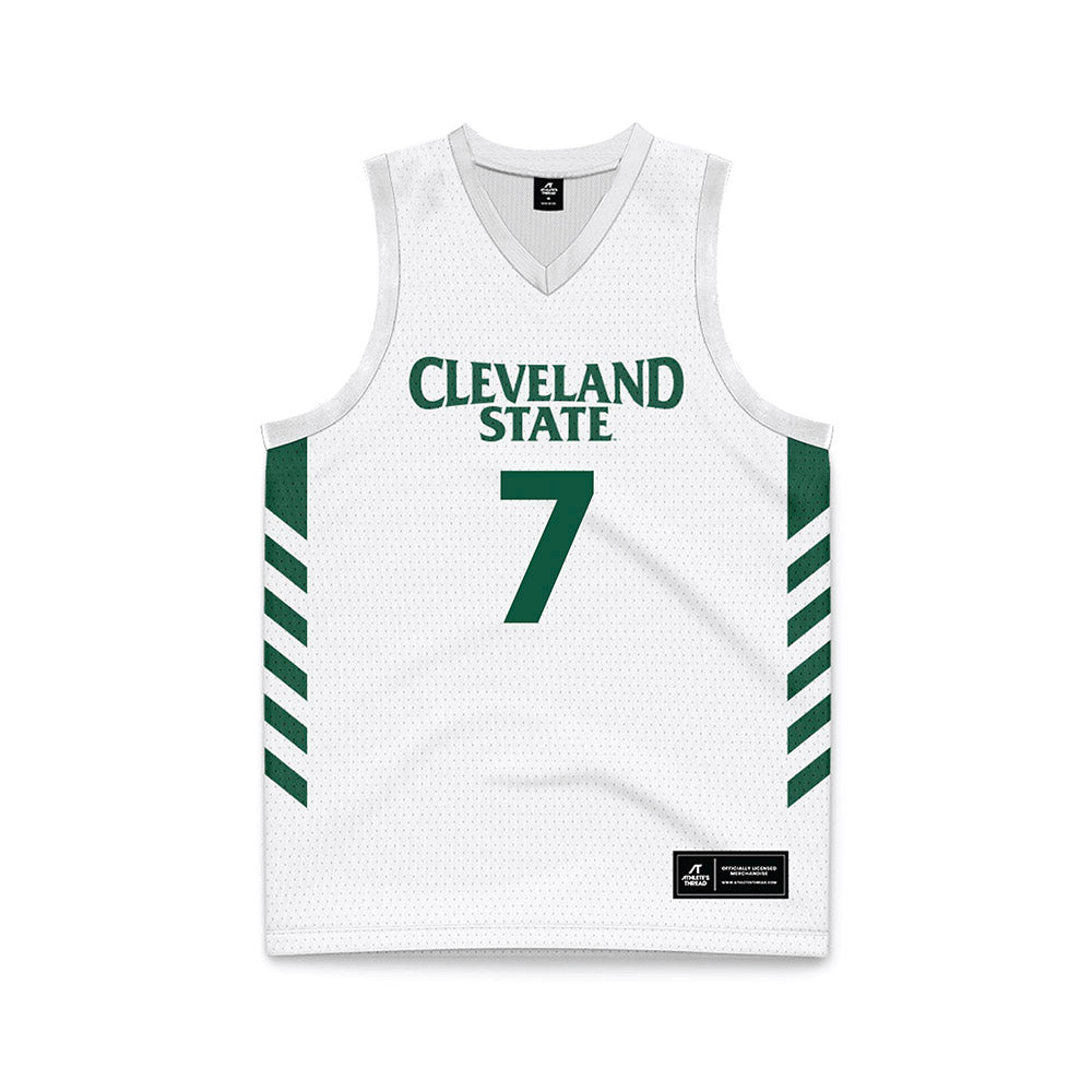 Cleveland State - NCAA Women's Basketball : Hanna Medina Kajevic - White Basketball Jersey-0