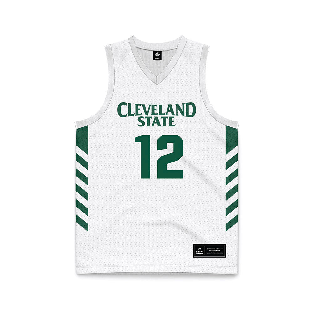 Cleveland State - NCAA Women's Basketball : Ayisse Magassa - White Basketball Jersey-0