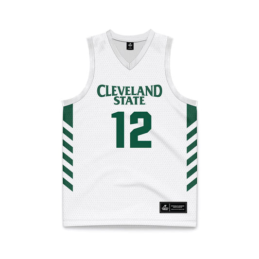 Cleveland State - NCAA Women's Basketball : Ayisse Magassa - White Basketball Jersey-0