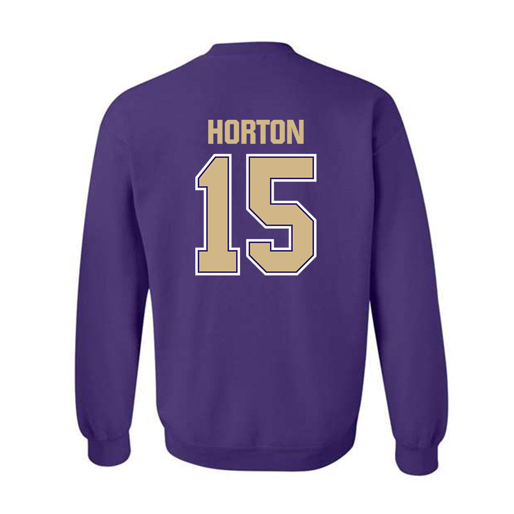 Washington - NCAA Football : Kai Horton - Classic Shersey Crewneck Sweatshirt-1