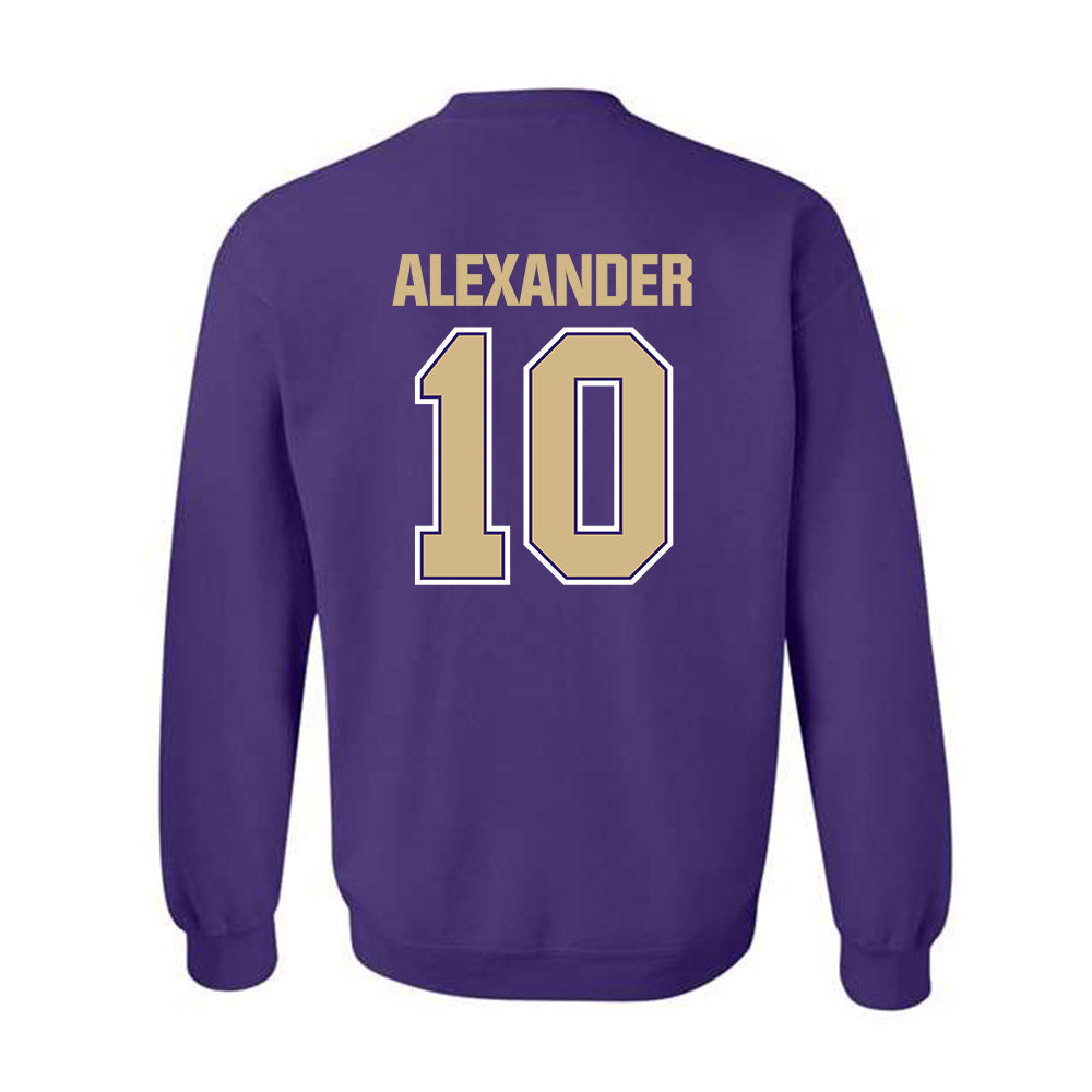 Washington - NCAA Football : Xe'ree Alexander - Classic Shersey Crewneck Sweatshirt-1