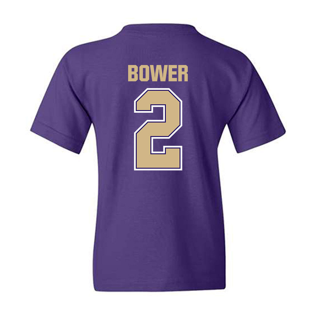 Washington - NCAA Baseball : Colton Bower - Classic Shersey Youth T-Shirt-1