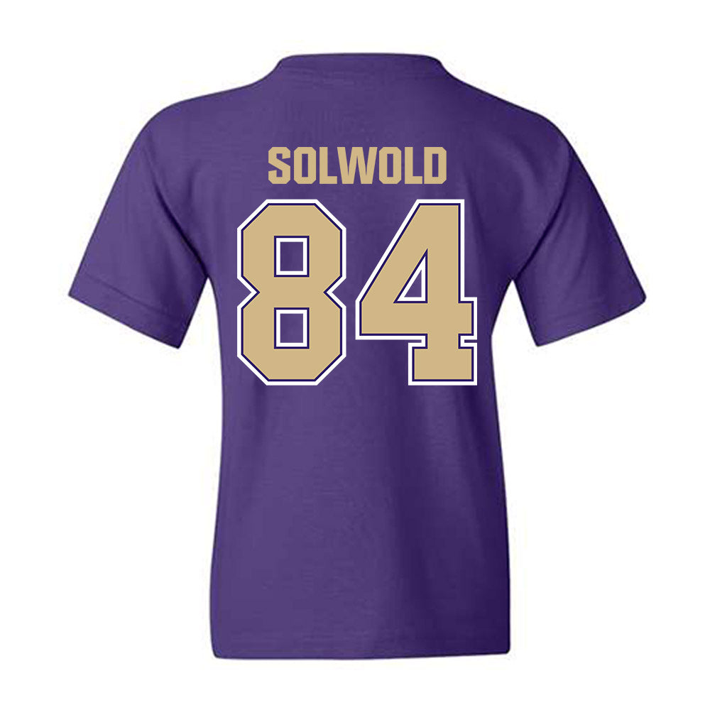 Washington - NCAA Football : Hunter Solwold - Classic Shersey Youth T-Shirt-1