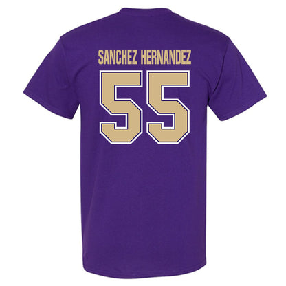 Washington - NCAA Football : Victor Sanchez Hernandez - Classic Shersey T-Shirt-1