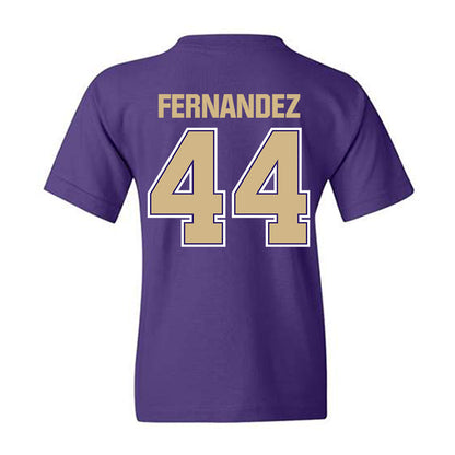 Washington - NCAA Men's Soccer : Gabe Fernandez - Classic Shersey Youth T-Shirt-1