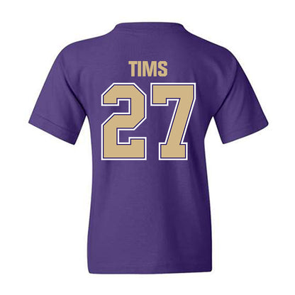 Washington - NCAA Baseball : Justin Tims - Classic Shersey Youth T-Shirt-1
