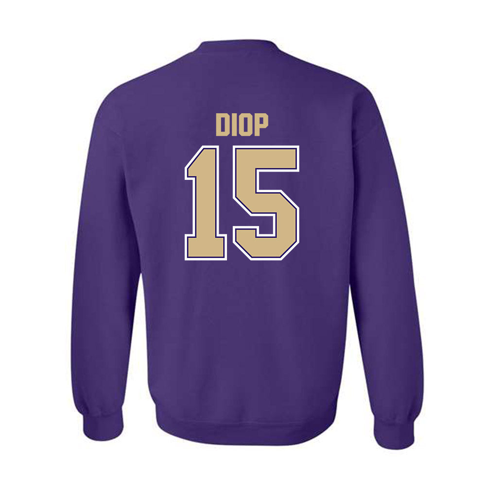 Washington - NCAA Men's Soccer : Mani Diop - Classic Shersey Crewneck Sweatshirt-1