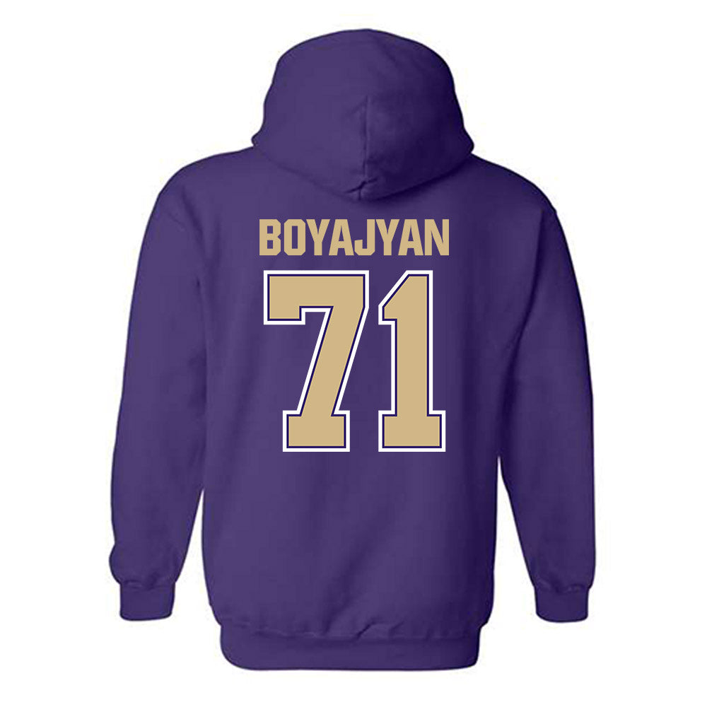 Washington - NCAA Football : Davit Boyajyan - Classic Shersey Hooded Sweatshirt-1