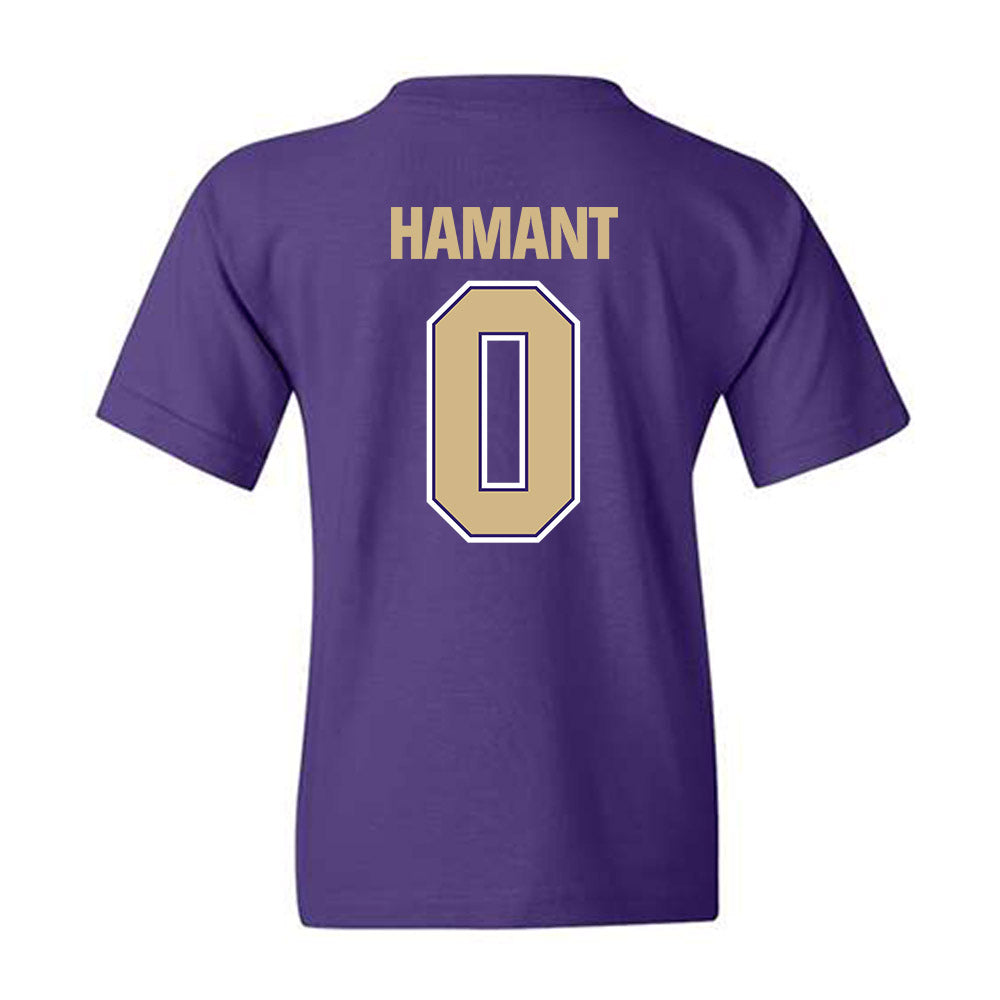 Washington - NCAA Women's Soccer : Mia Hamant - Classic Shersey Youth T-Shirt-1