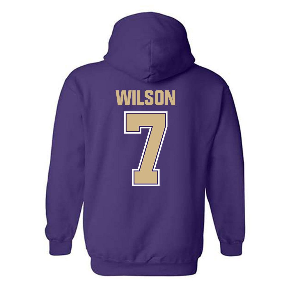 Washington - NCAA Baseball : Blake Wilson - Classic Shersey Hooded Sweatshirt-1