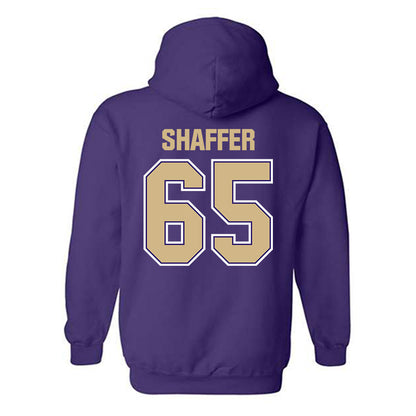 Washington - NCAA Football : Jack Shaffer - Classic Shersey Hooded Sweatshirt-1