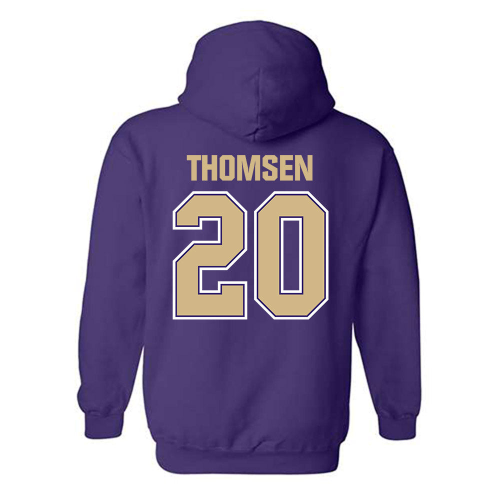 Washington - NCAA Softball : Allie Thomsen - Classic Shersey Hooded Sweatshirt-1
