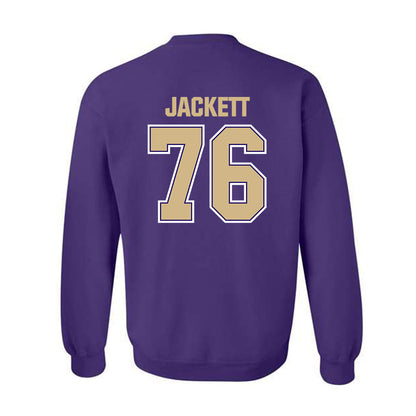 Washington - NCAA Football : Elishah Jackett - Classic Shersey Crewneck Sweatshirt-1