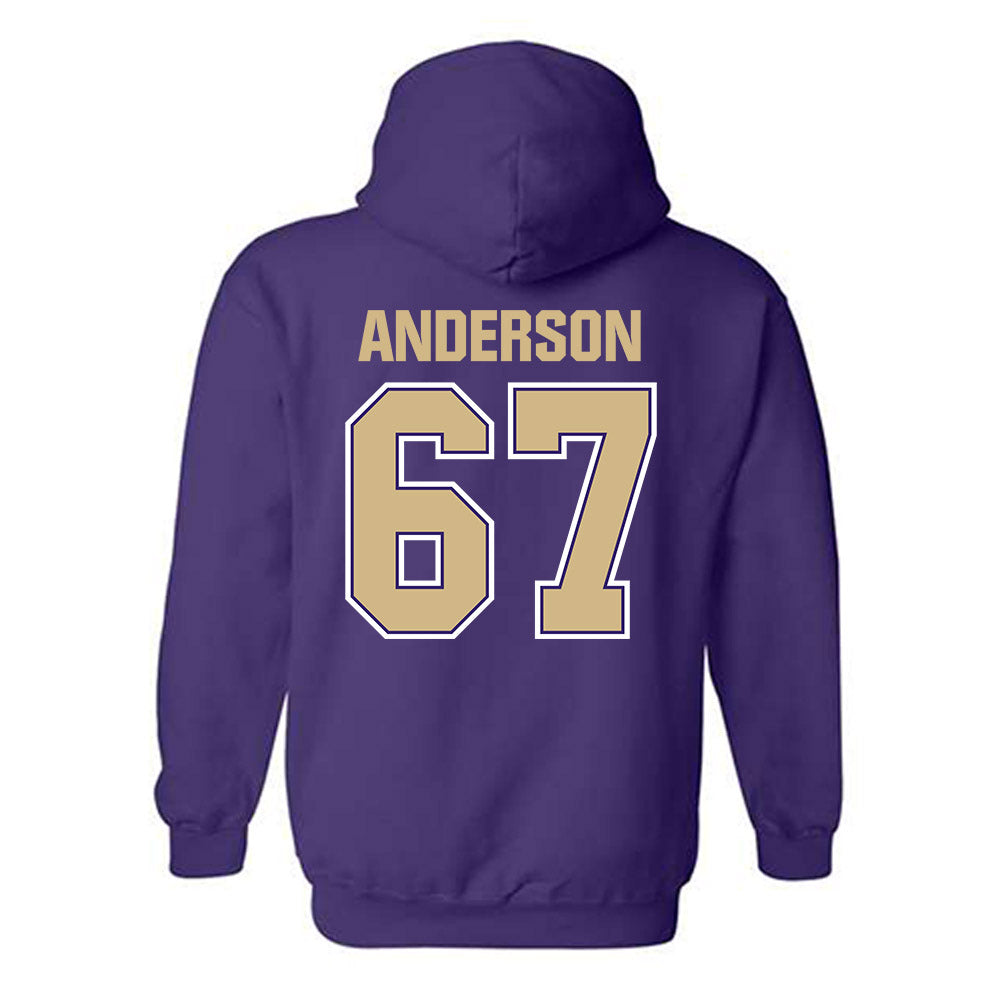 Washington - NCAA Football : Aidan Anderson - Classic Shersey Hooded Sweatshirt-1