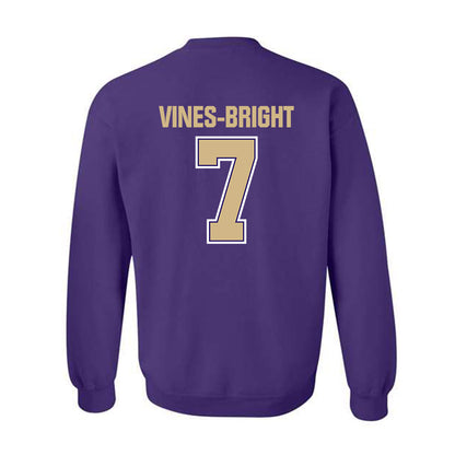 Washington - NCAA Football : Raiden Vines-Bright - Classic Shersey Crewneck Sweatshirt-1