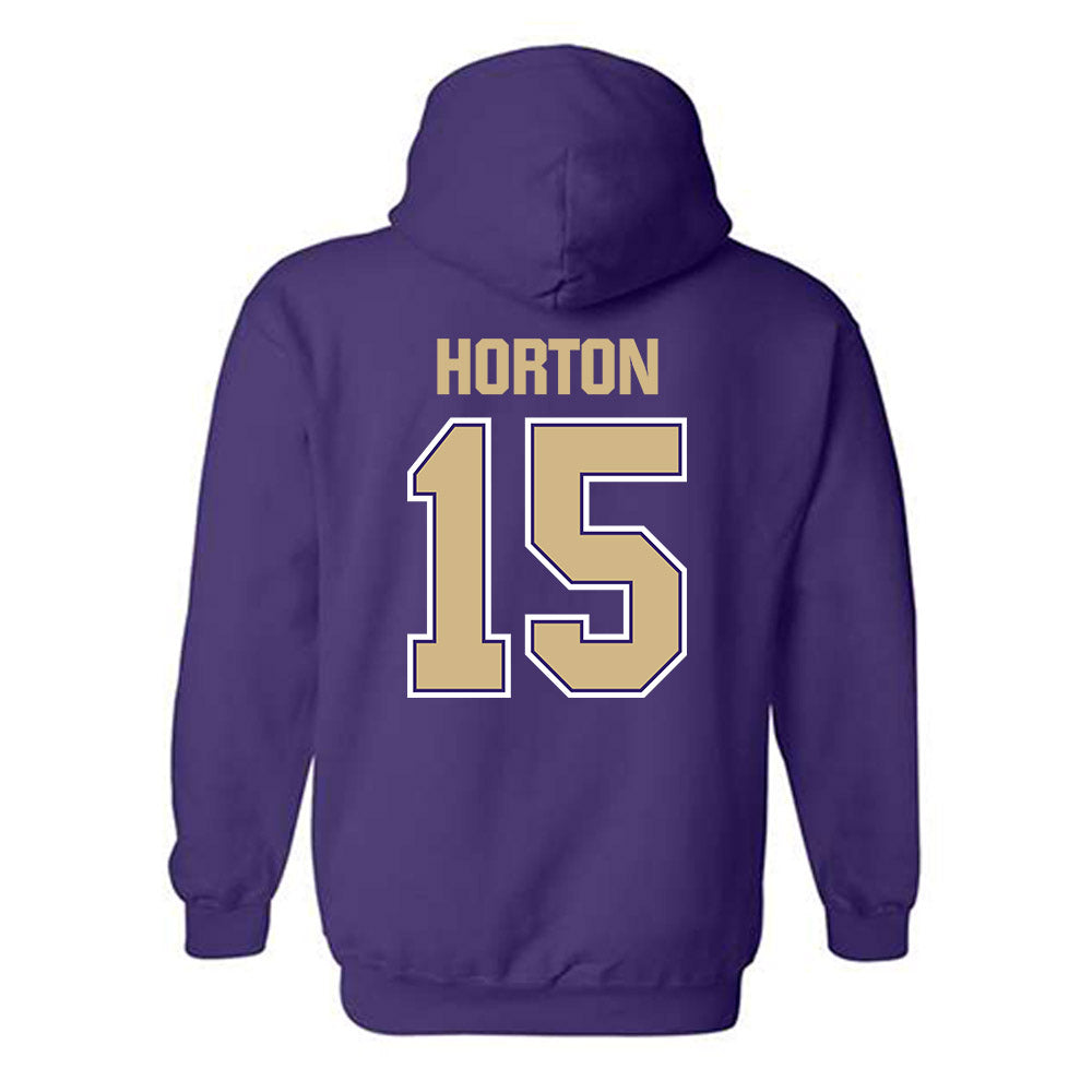 Washington - NCAA Football : Kai Horton - Classic Shersey Hooded Sweatshirt-1