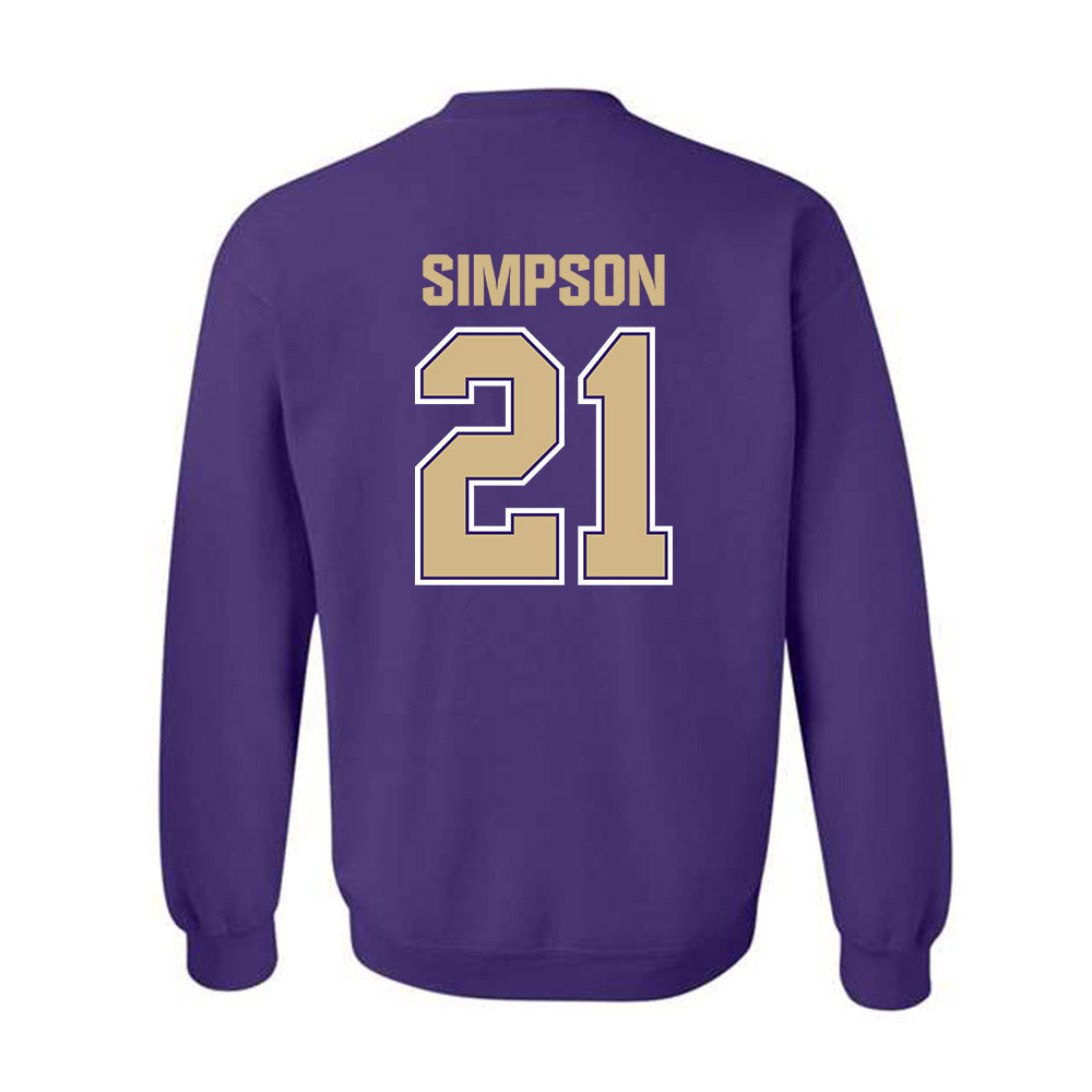 Washington - NCAA Women's Volleyball : Taylor Simpson - Classic Shersey Crewneck Sweatshirt-1