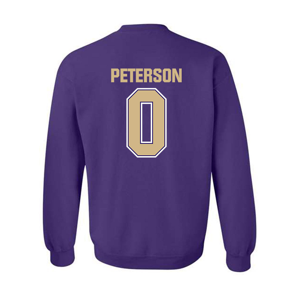 Washington - NCAA Men's Basketball : Quimari Peterson - Classic Shersey Crewneck Sweatshirt-1
