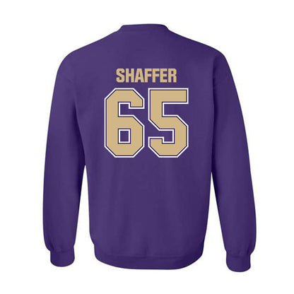 Washington - NCAA Football : Jack Shaffer - Classic Shersey Crewneck Sweatshirt-1