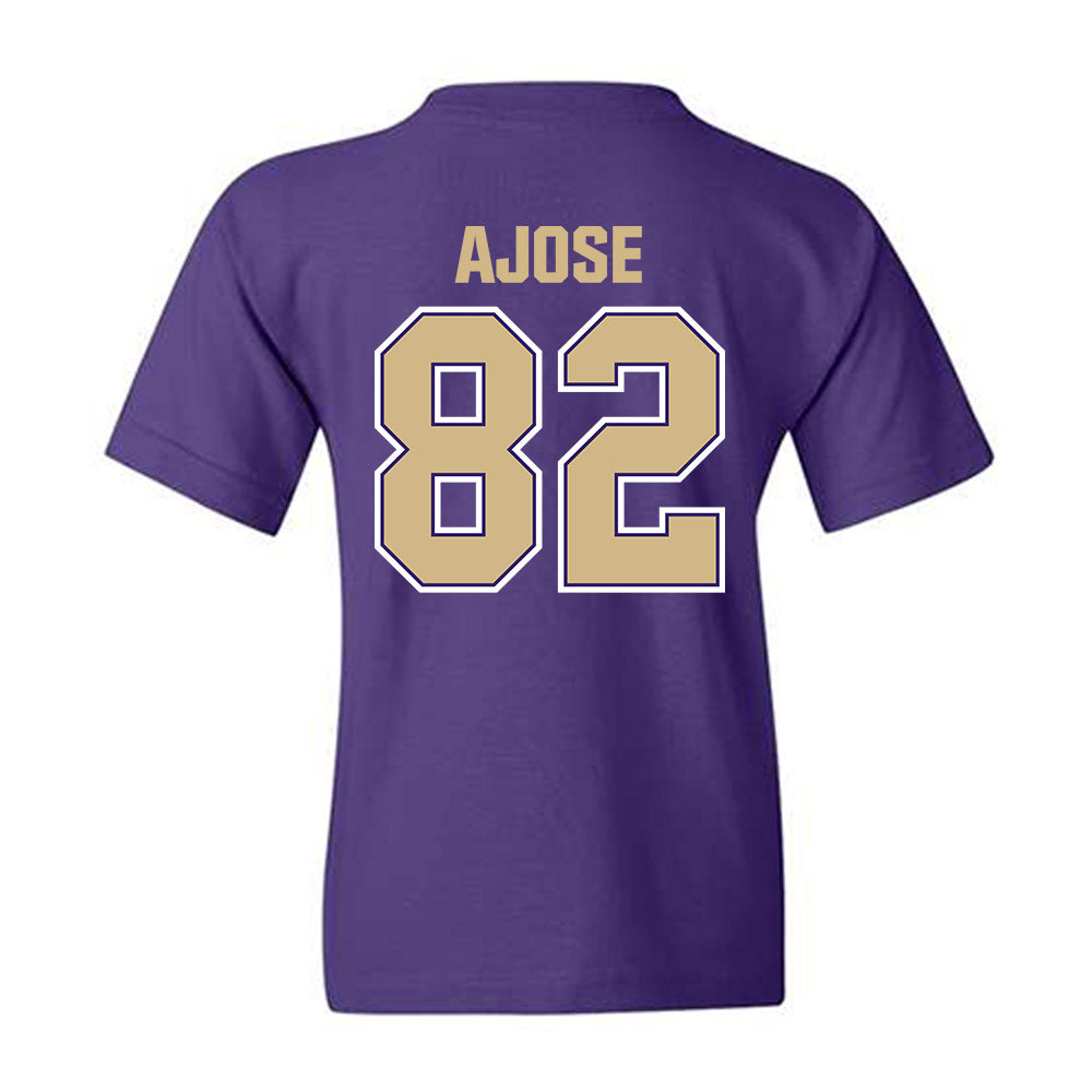 Washington - NCAA Football : Deji Ajose - Classic Shersey Youth T-Shirt-1