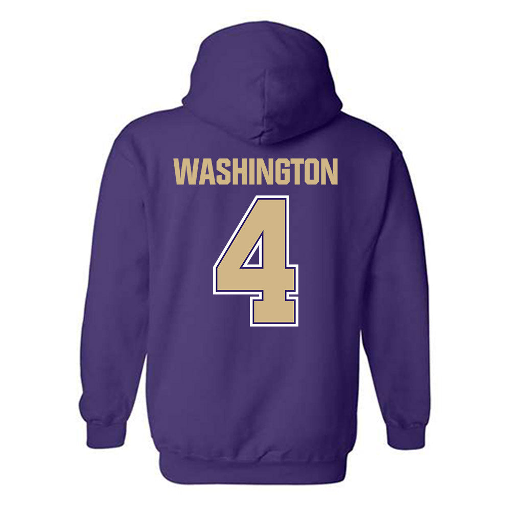 Washington - NCAA Football : Jordan Washington - Classic Shersey Hooded Sweatshirt-1