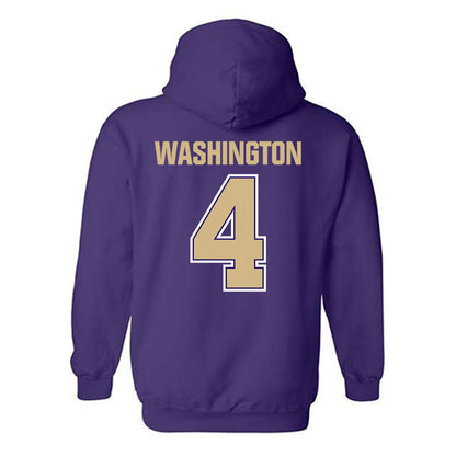 Washington - NCAA Football : Jordan Washington - Classic Shersey Hooded Sweatshirt-1