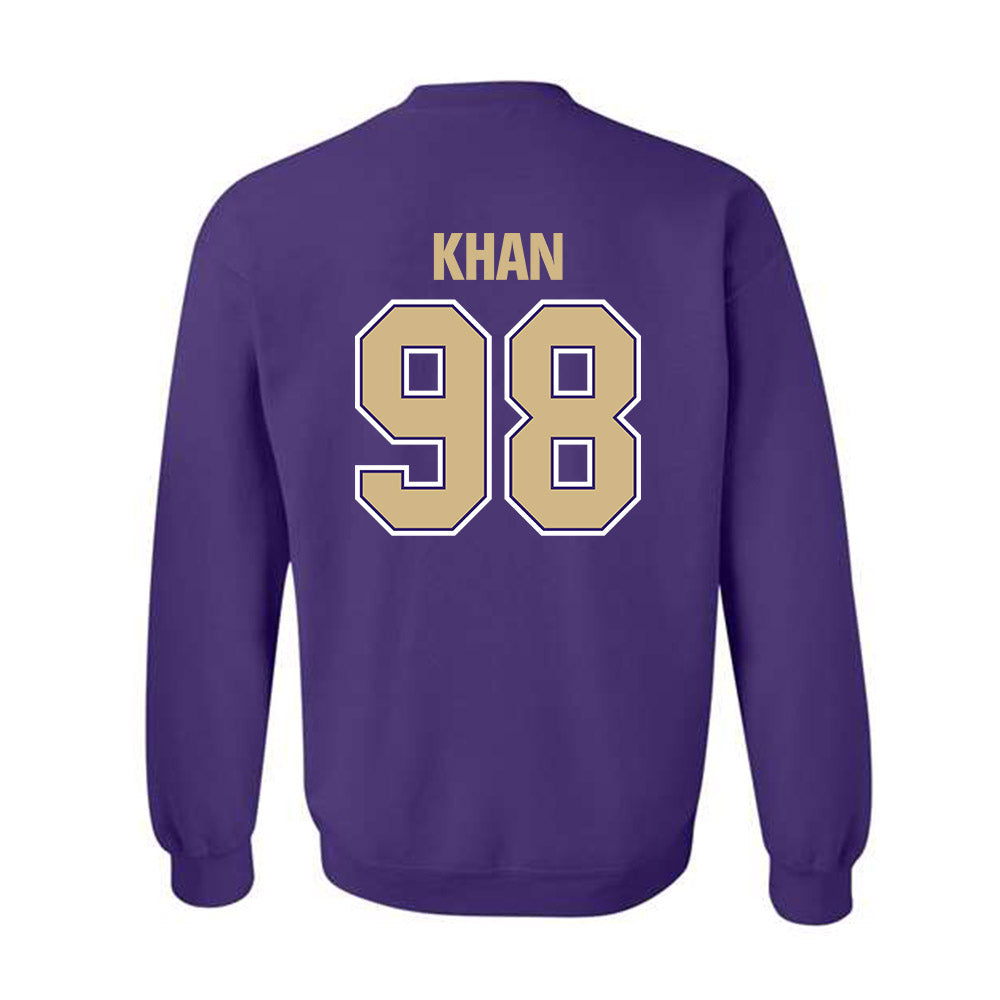 Washington - NCAA Football : Omar Khan - Classic Shersey Crewneck Sweatshirt-1