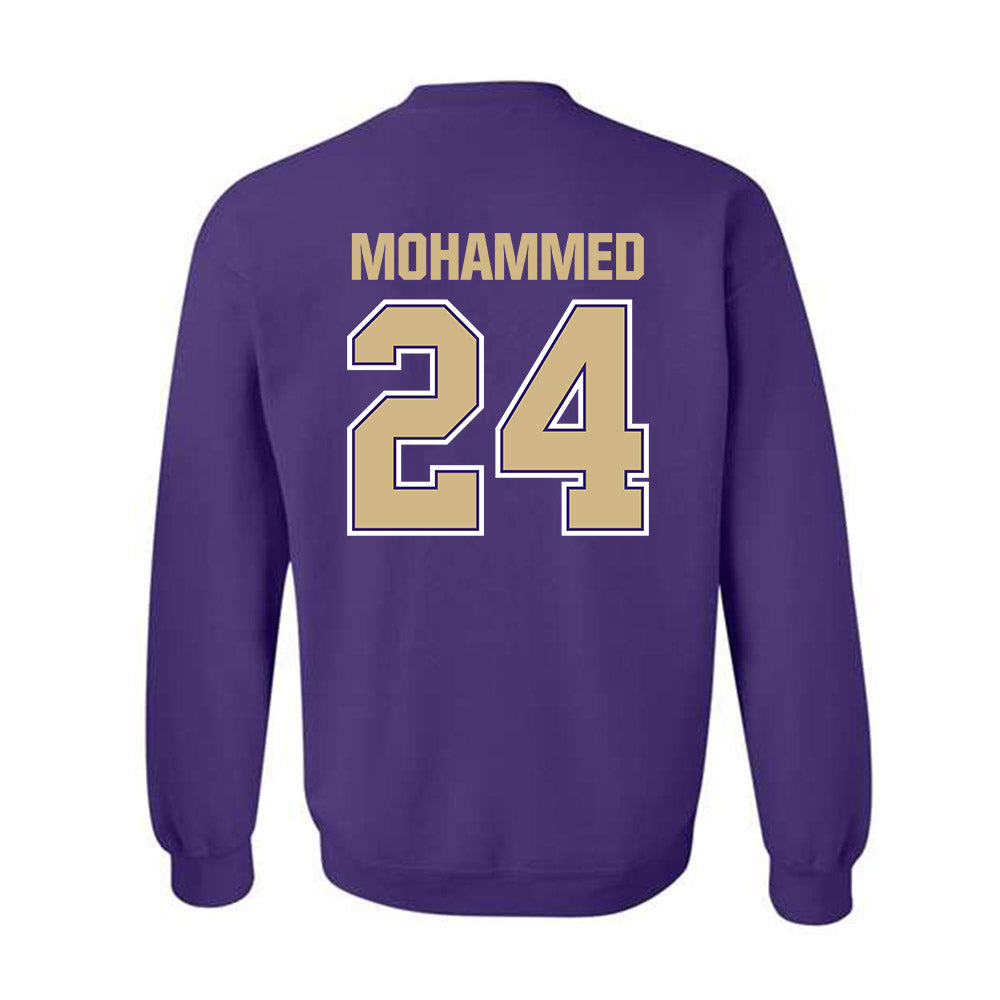 Washington - NCAA Football : Adam Mohammed - Classic Shersey Crewneck Sweatshirt-1