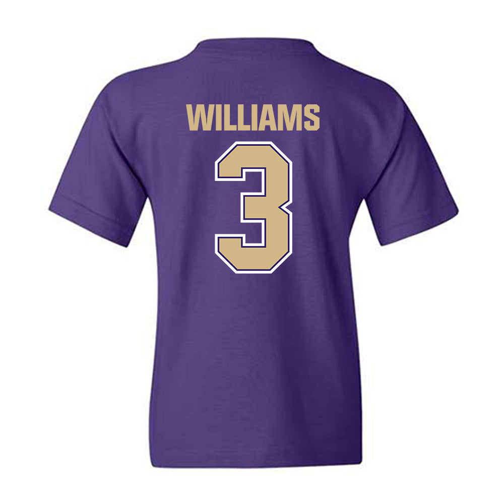 Washington - NCAA Football : Rashid Williams - Classic Shersey Youth T-Shirt-1