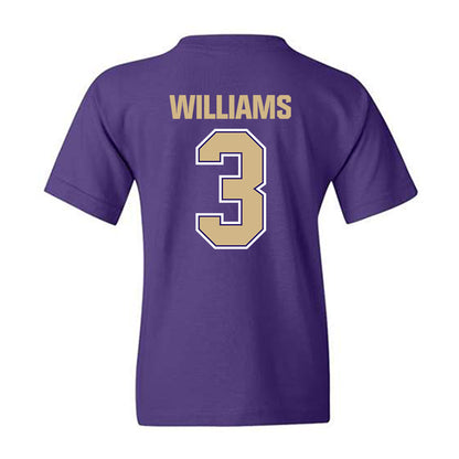 Washington - NCAA Football : Rashid Williams - Classic Shersey Youth T-Shirt-1