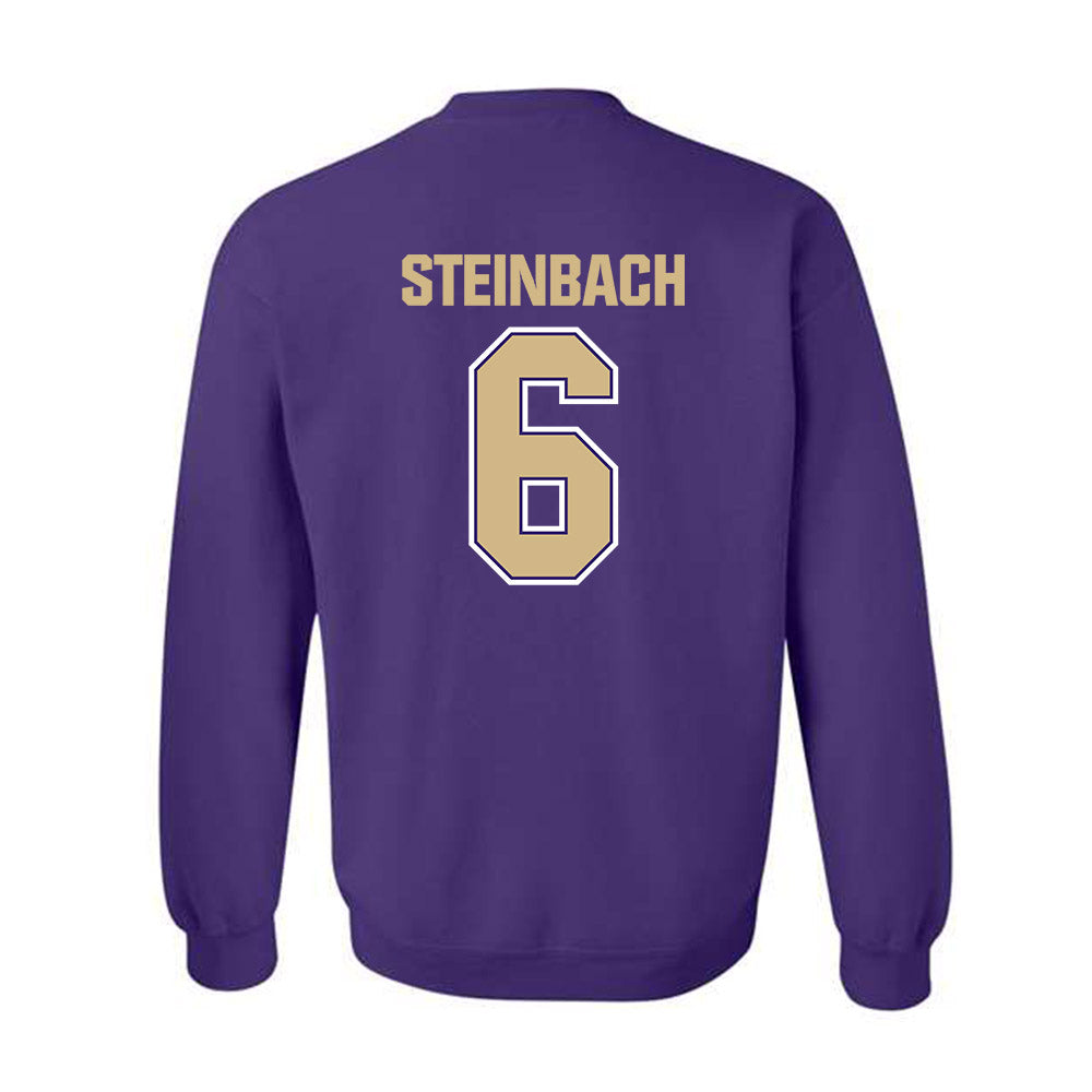 Washington - NCAA Men's Basketball : Hannes Steinbach - Classic Shersey Crewneck Sweatshirt-1