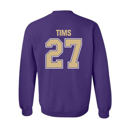 Washington - NCAA Baseball : Justin Tims - Classic Shersey Crewneck Sweatshirt-1