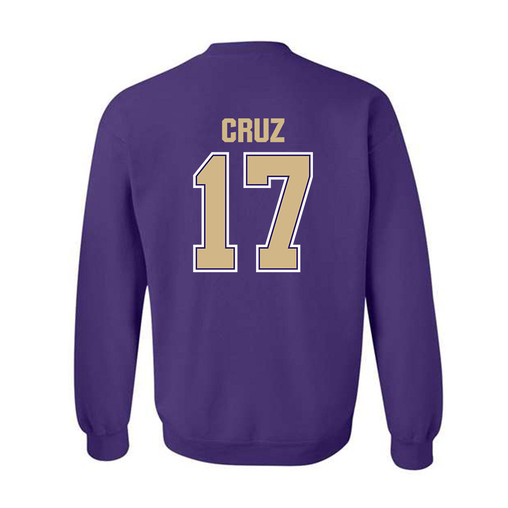 Washington - NCAA Men's Soccer : Cameron Cruz - Classic Shersey Crewneck Sweatshirt-1