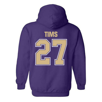Washington - NCAA Baseball : Justin Tims - Classic Shersey Hooded Sweatshirt-1