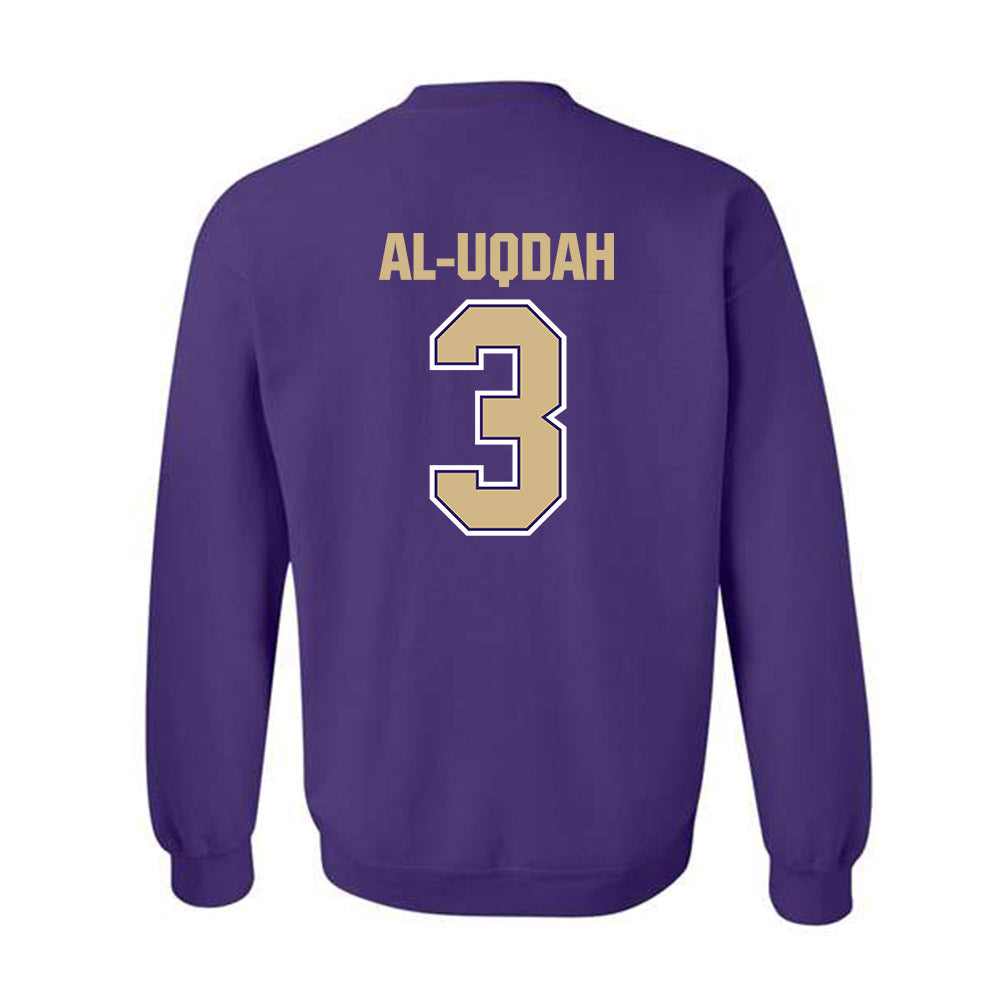 Washington - NCAA Football : Taariq Al-Uqdah - Classic Shersey Crewneck Sweatshirt-1