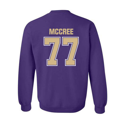 Washington - NCAA Football : Maximus McCree - Classic Shersey Crewneck Sweatshirt-1