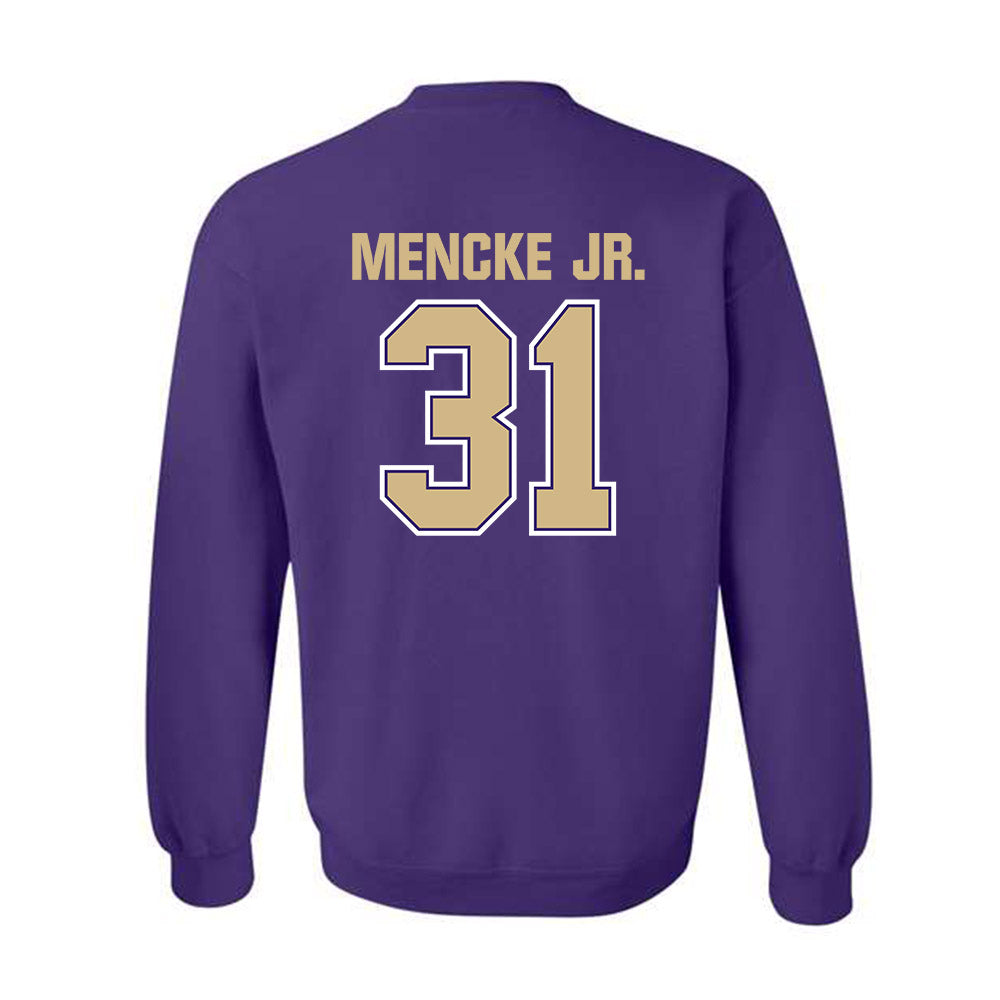 Washington - NCAA Football : Paul Mencke Jr. - Classic Shersey Crewneck Sweatshirt-1