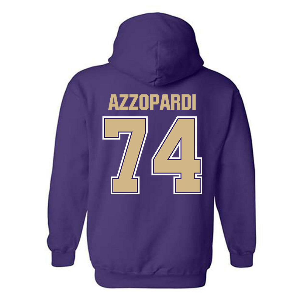 Washington - NCAA Football : Drew Azzopardi - Classic Shersey Hooded Sweatshirt-1