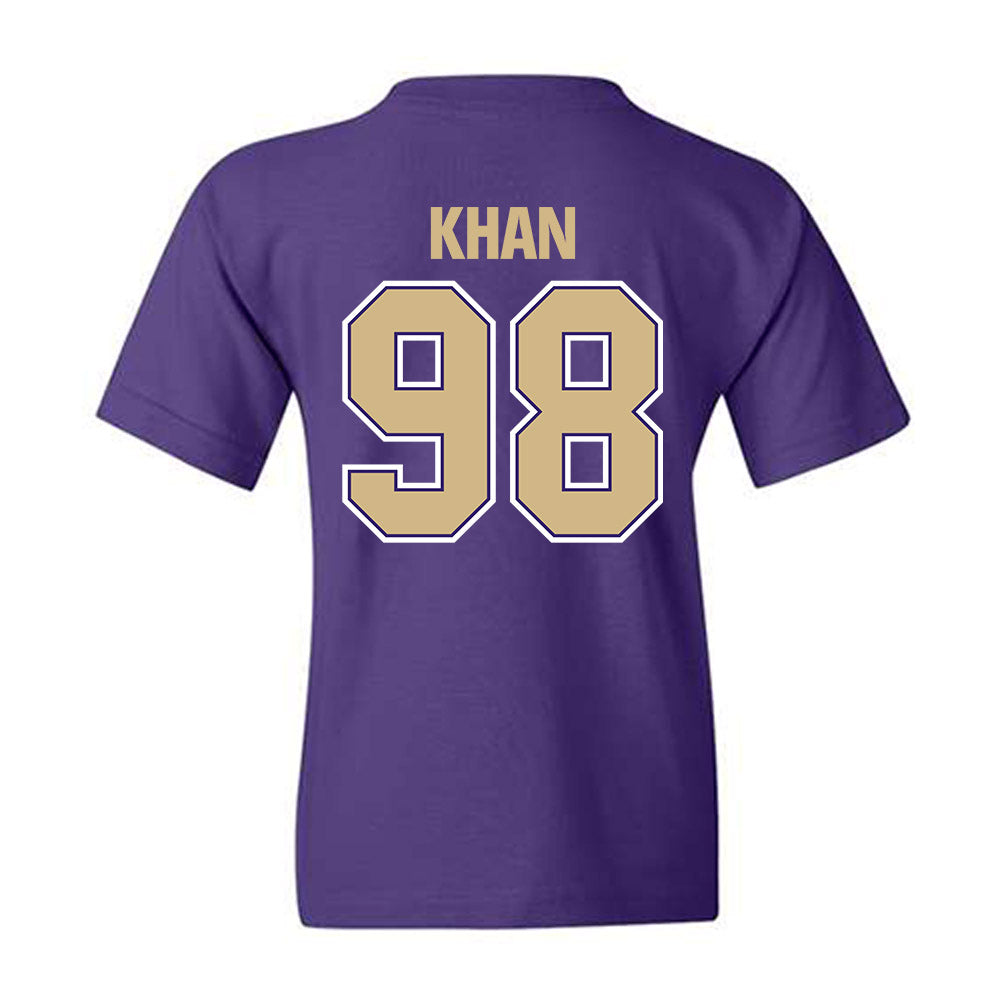 Washington - NCAA Football : Omar Khan - Classic Shersey Youth T-Shirt-1