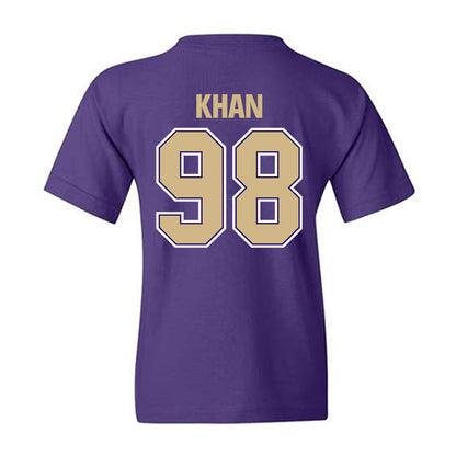 Washington - NCAA Football : Omar Khan - Classic Shersey Youth T-Shirt-1