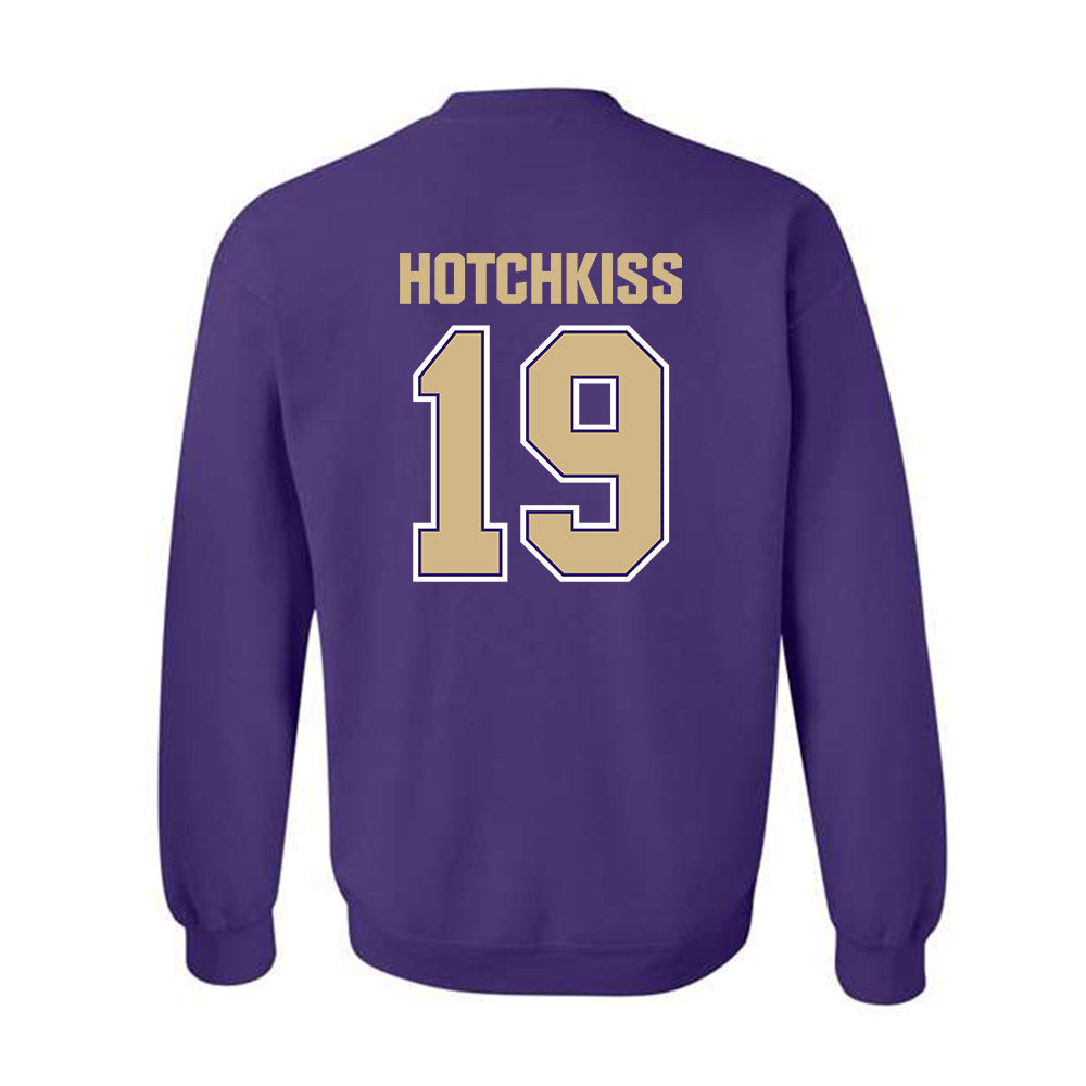 Washington - NCAA Baseball : Jackson Hotchkiss - Classic Shersey Crewneck Sweatshirt-1